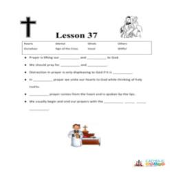 Prayer - Fill-in-the-Blanks